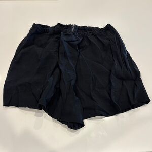 Zara Black High Waist Shorts Elastic Waistband
